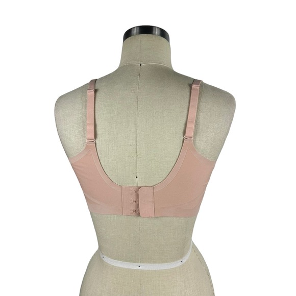 HONEYLOVE Nude Pink Silhouette Bra Wireless Women's Size Large - Picture 3 of 5